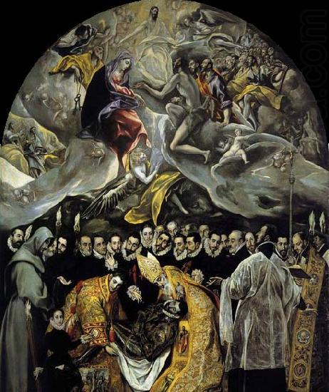 GRECO, El The Burial of the Count of Orgaz china oil painting image